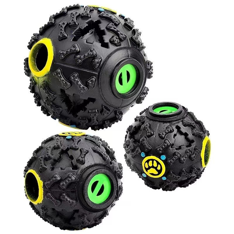 Interactive Sound Ball Dog Toy – Large 10cm