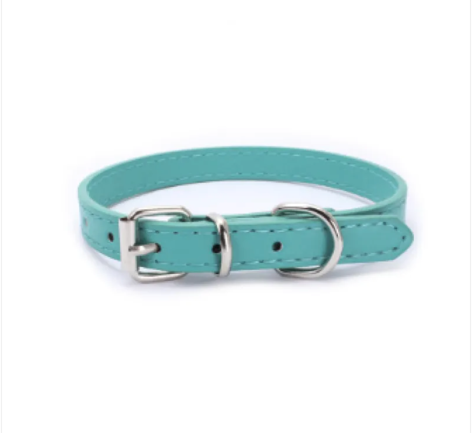 PU Leather Dog Collar – Adjustable & Stylish
