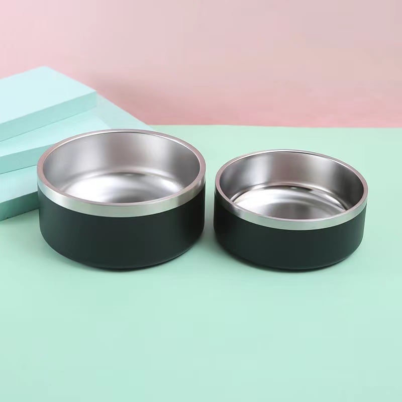 Upright Stainless Steel Dog Bowl – 304 Grade, Posture-Friendly