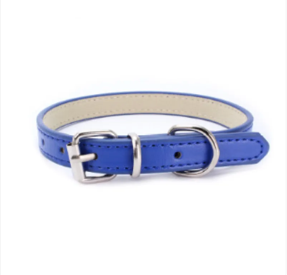 PU Leather Dog Collar – Adjustable & Stylish