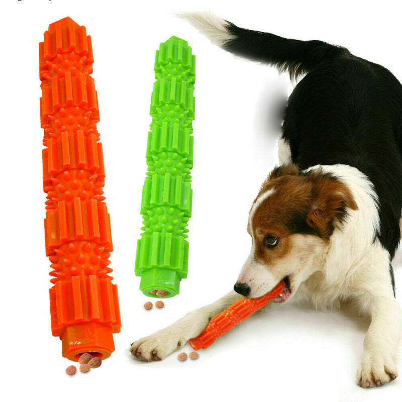 Treat-Dispensing Stick Dog Toy – Bite-Resistant Chew & Enrichment Toy