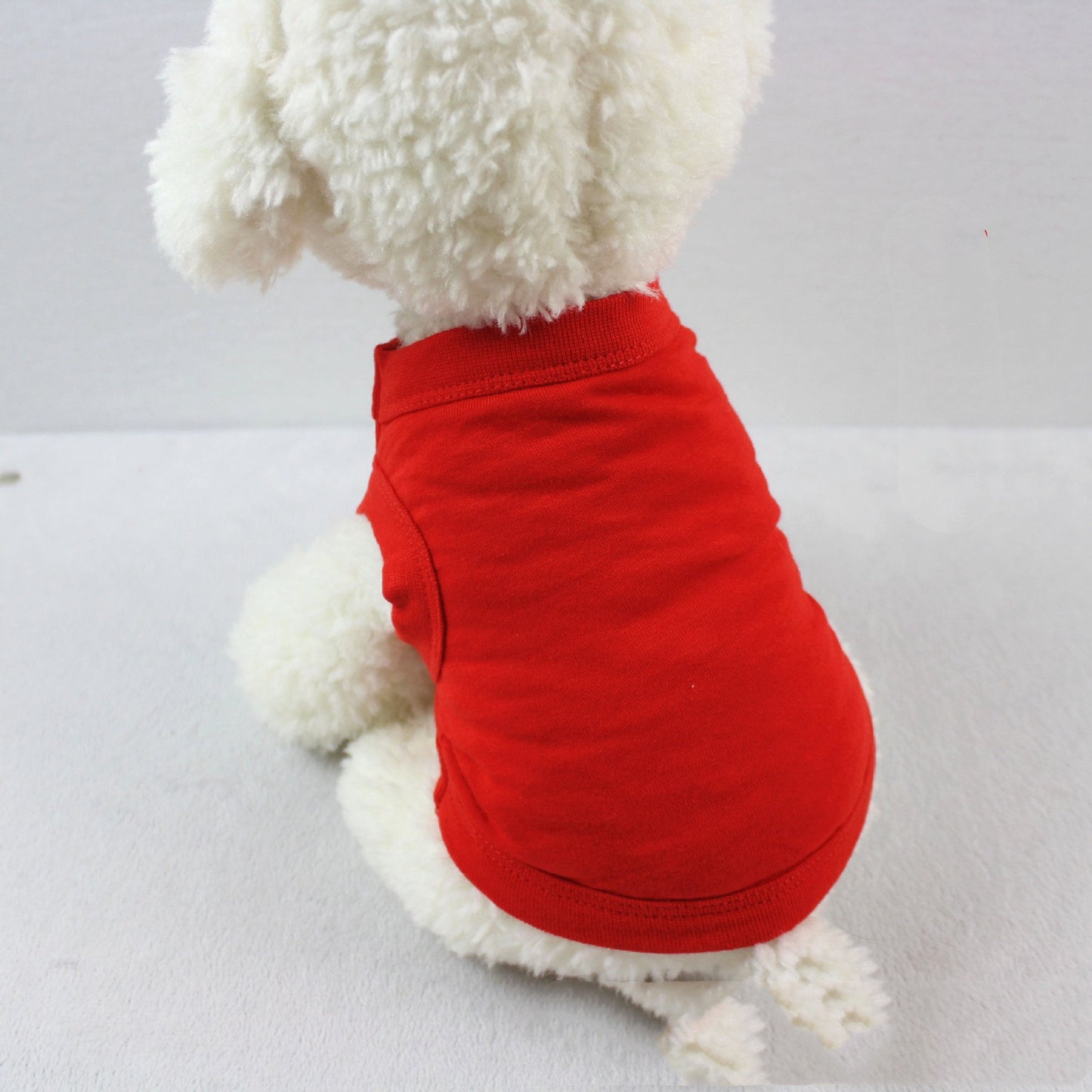 Pure Cotton Dog Vest – Lightweight Casual Outfit for Dogs