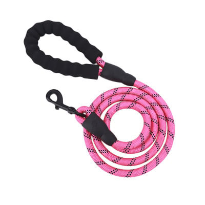 Reflective Braided Dog Lead – 3M Nylon Walking Rope