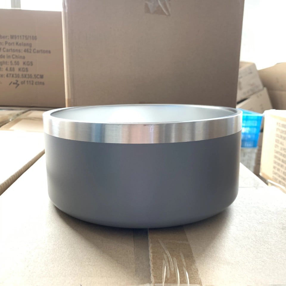 Upright Stainless Steel Dog Bowl – 304 Grade, Posture-Friendly