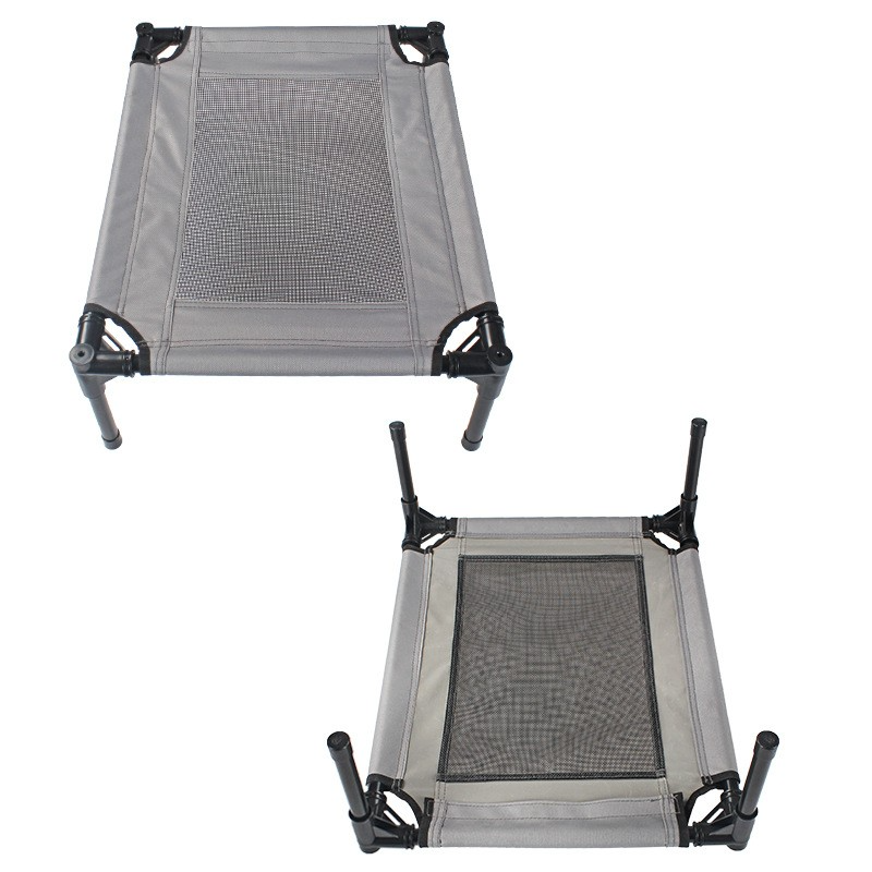 Elevated Oxford Cloth Dog Bed – Breathable & Washable | 55x43x18cm