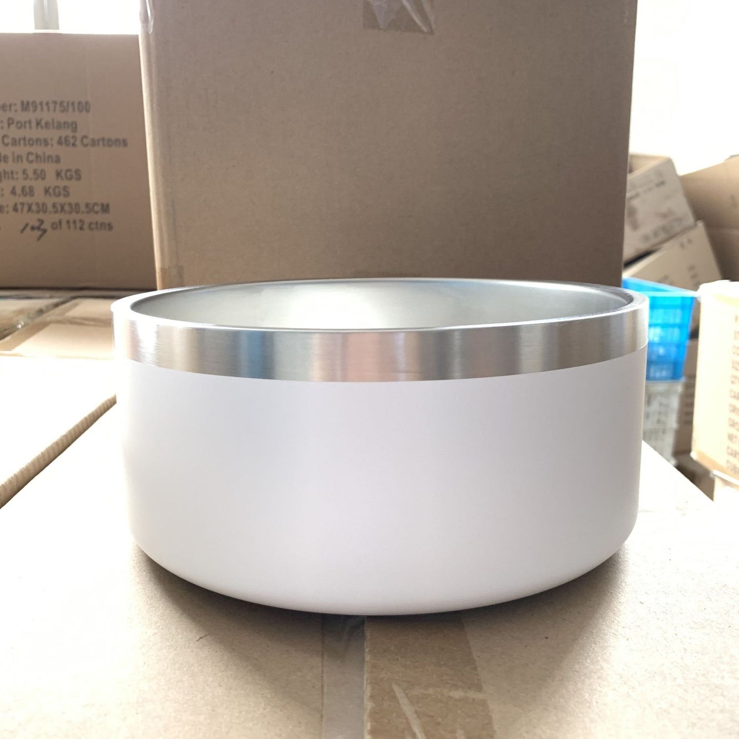 Upright Stainless Steel Dog Bowl – 304 Grade, Posture-Friendly