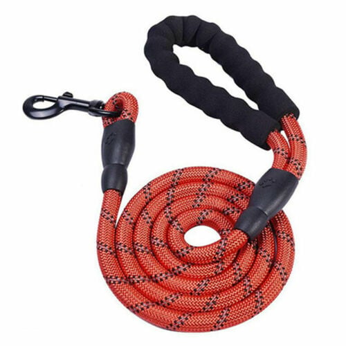 Reflective Braided Dog Lead – 3M Nylon Walking Rope