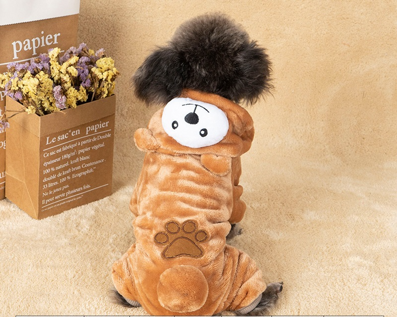 Animal Print Dog Costume – Autumn & Winter