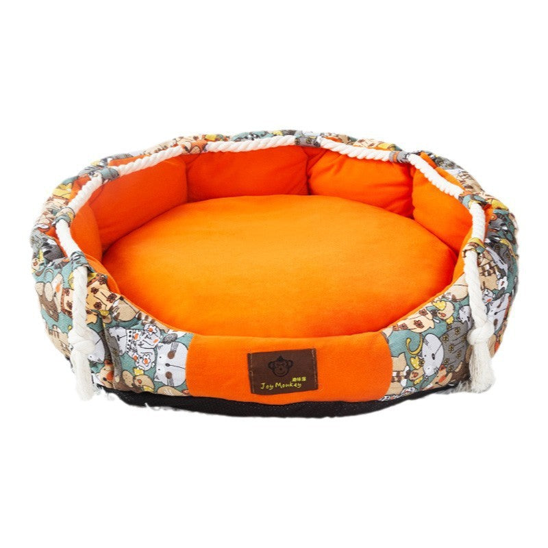 Four Seasons Washable Dog Bed – Removable Cover | M, L, XL, 2XL