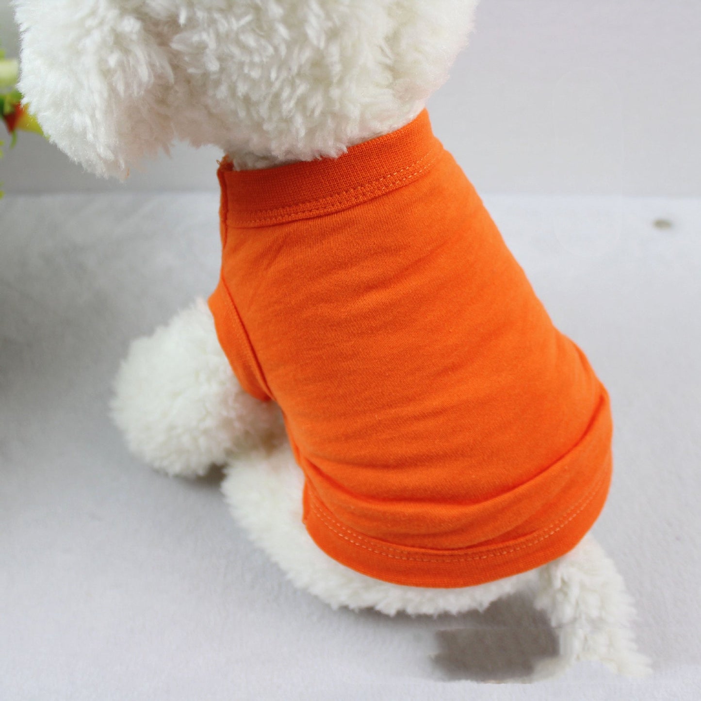 Pure Cotton Dog Vest – Lightweight Casual Outfit for Dogs