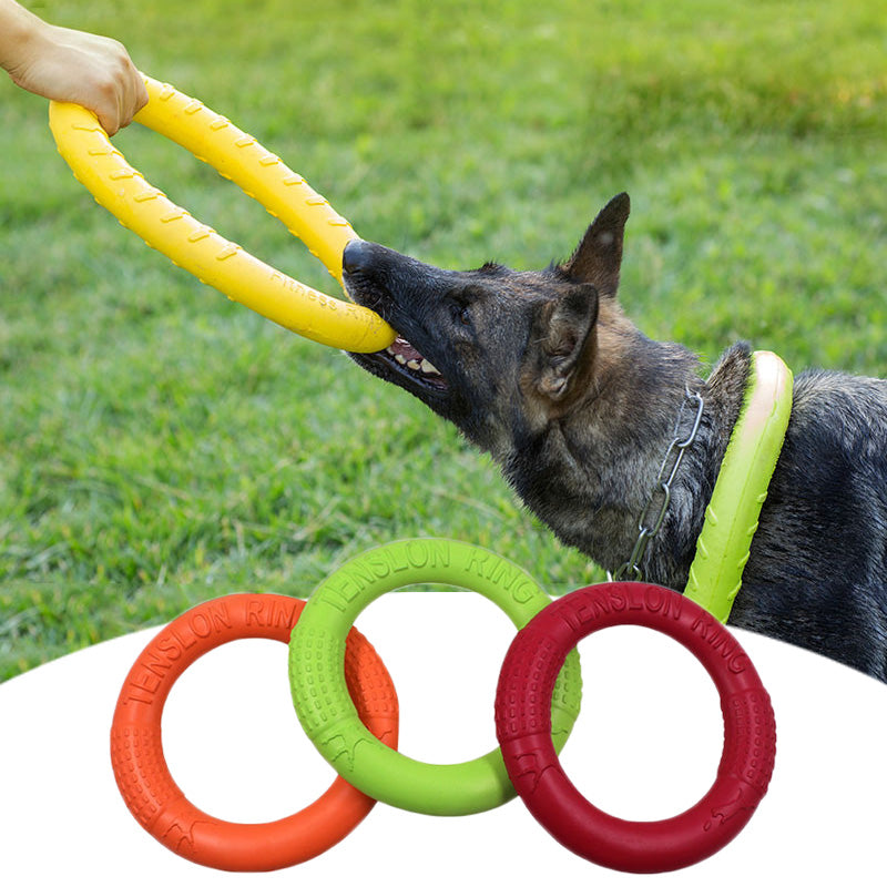 Dog Flying Disc & Training Ring – Fetch Toy for Water & Outdoor Play