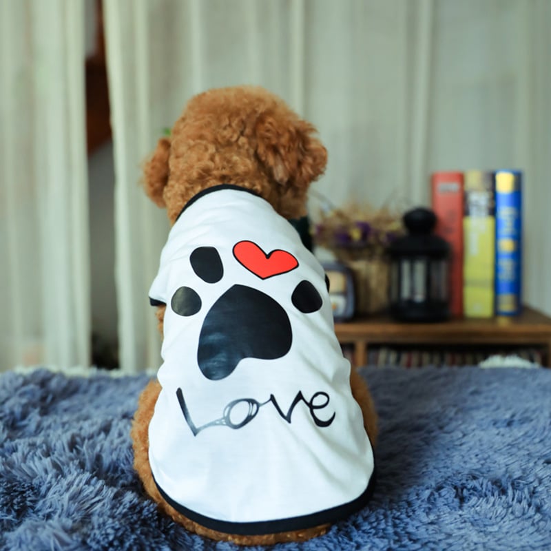 Dog Cotton Vest – Lightweight Summer Outfit for Small Breeds