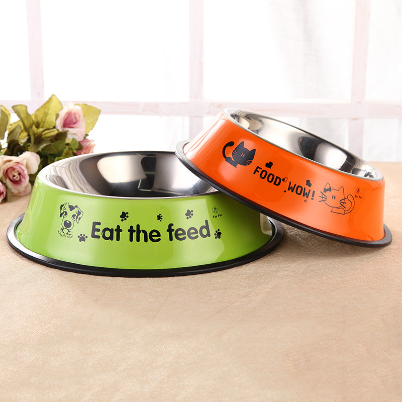 Colourful Stainless Steel Dog Bowl – Non-Toxic & Easy Clean