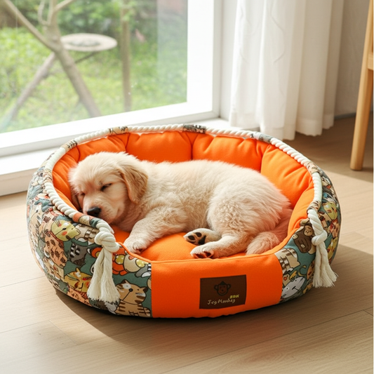 Four Seasons Washable Dog Bed – Removable Cover | M, L, XL, 2XL