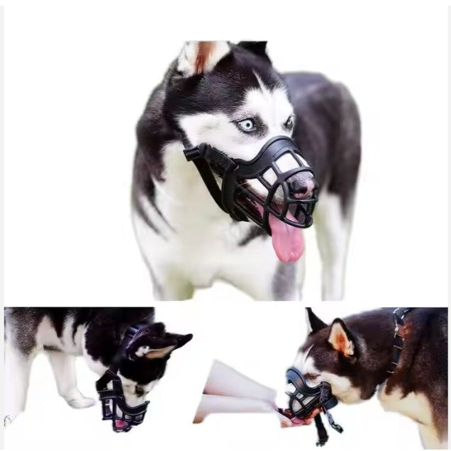 Silicone Dog Muzzle – Breathable Anti-Bite & Anti-Bark Muzzle for Dogs