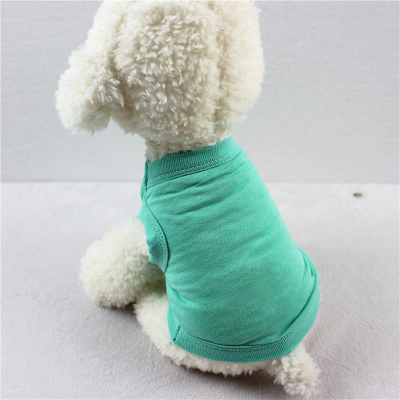 Pure Cotton Dog Vest – Lightweight Casual Outfit for Dogs