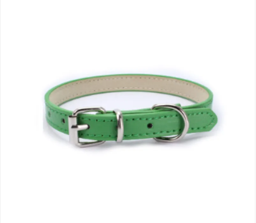 PU Leather Dog Collar – Adjustable & Stylish