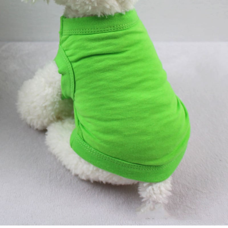 Pure Cotton Dog Vest – Lightweight Casual Outfit for Dogs