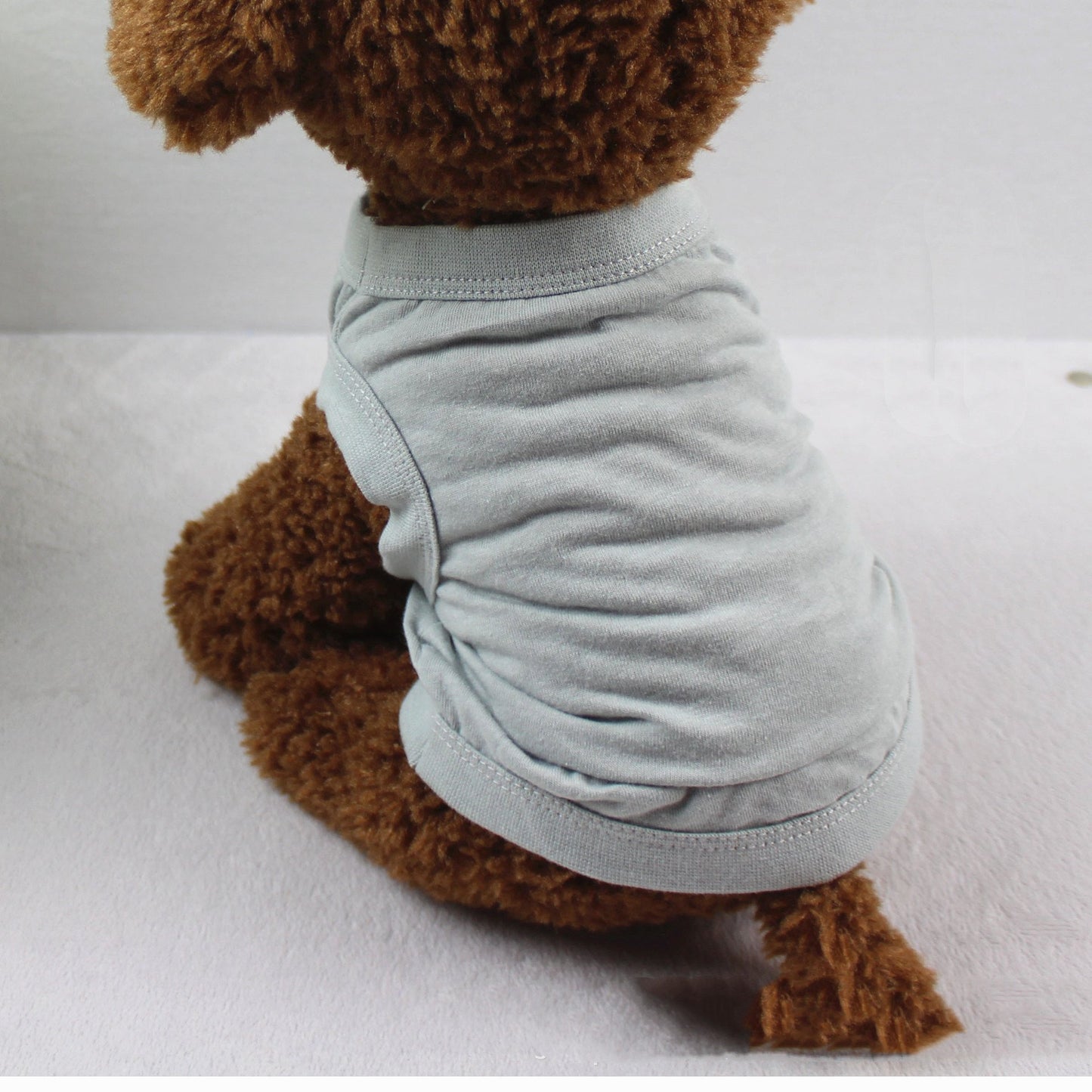 Pure Cotton Dog Vest – Lightweight Casual Outfit for Dogs