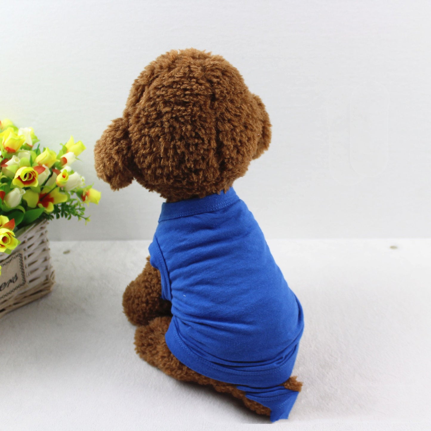Pure Cotton Dog Vest – Lightweight Casual Outfit for Dogs